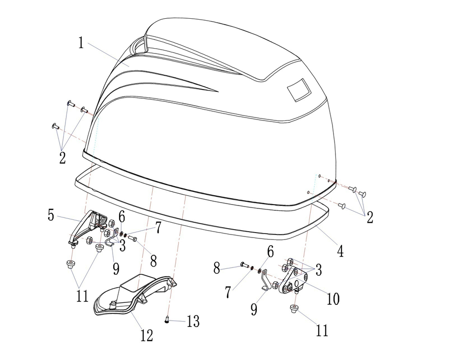 запчасти Купить Колпак  на лодочный мотор Микатсу (Mikatsu) M60FHL